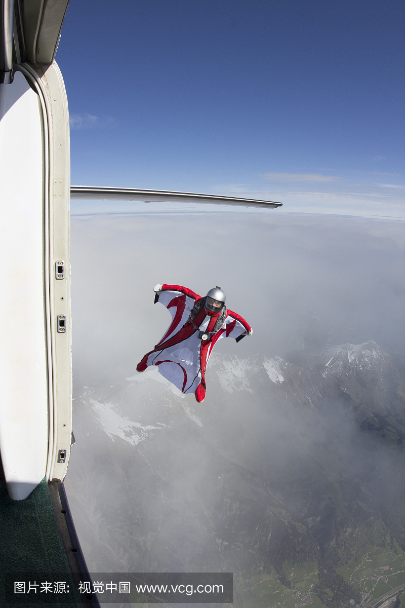滑翔衣,运动头盔,头饰,中老年人