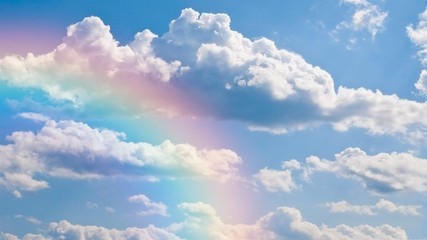 天空彩虹大地景色自然唯美风景模板下载(图片-289kb 天空彩虹大地