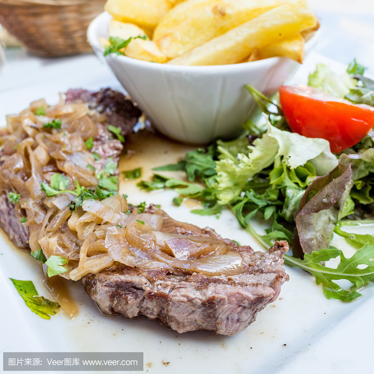 格子烤肉,配方,膳食,精制土豆