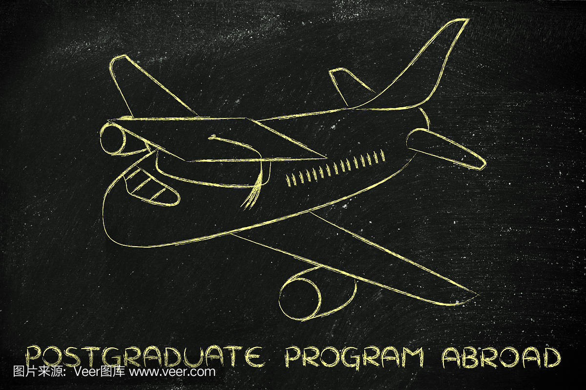学习国外研究生学位:飞机毕业