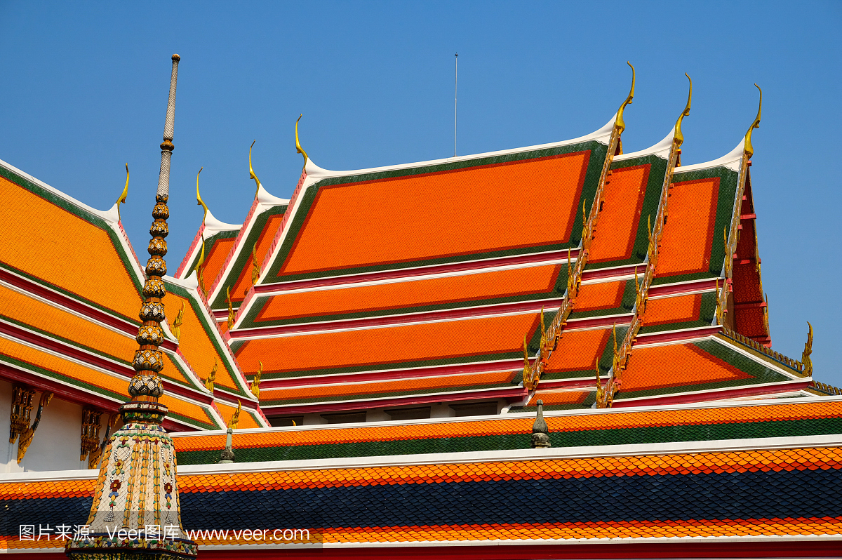 泰国大皇宫,大王宫,旅游目的地,水平画幅