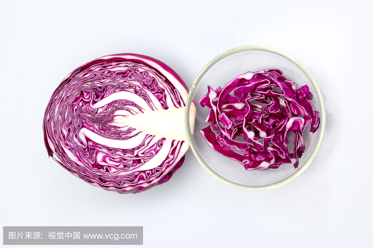紫包菜鲜鸭蛋颜色液是什么蛋清图片