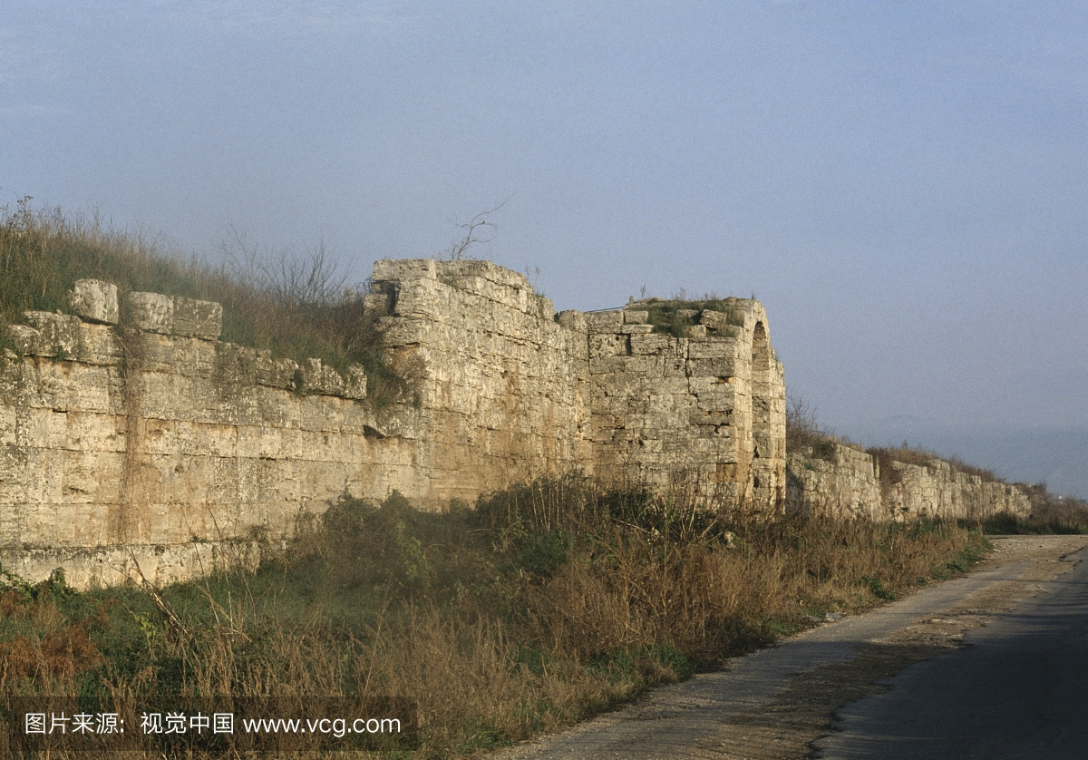 边界墙段,Paestum(联合国教科文组织世界遗产
