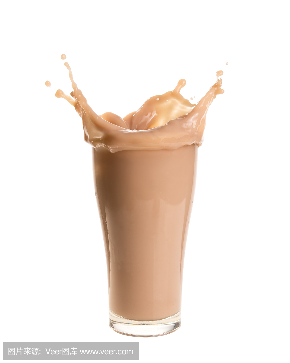 巧克力牛奶飞溅